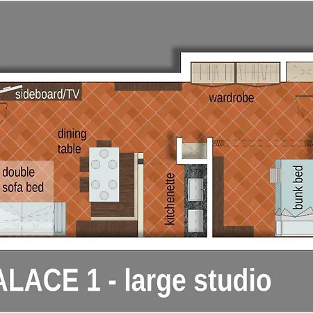 Palace 1 E 2 Apartmán *