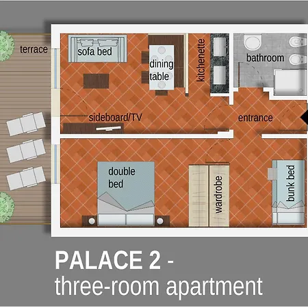 Aparthotel Palace 1 E 2 3*