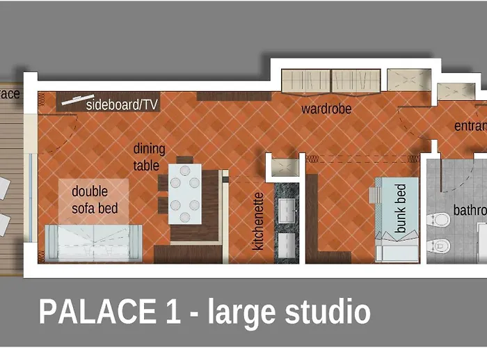 Palace 1 E 2 Daire *