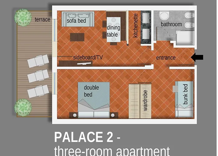 Daire Palace 1 E 2 *